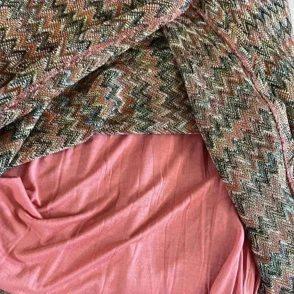 Anthropologie Maeve Westwater Chevron Pattern High Low Knit Flapper D…​ - Picture 6 of 10